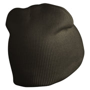 Classic 1928 Buck Rogers Symbol Embroidered Short Beanie - Dark Grey OSFM