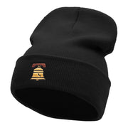 The Liberty Bell Embroidered 12 Inch Long Knitted Beanie