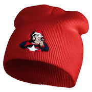 Classic 1928 Buck Rogers Symbol Embroidered Short Beanie - Red OSFM