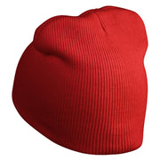 Classic 1928 Buck Rogers Symbol Embroidered Short Beanie - Red OSFM