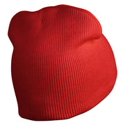 Classic 1928 Buck Rogers Symbol Embroidered Short Beanie - Red OSFM