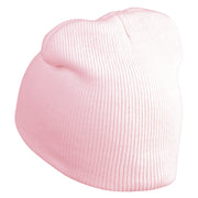 Classic 1928 Buck Rogers Symbol Embroidered Short Beanie - Pink OSFM
