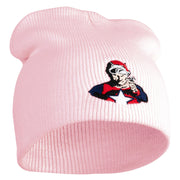 Classic 1928 Buck Rogers Symbol Embroidered Short Beanie - Pink OSFM