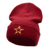 The Eagle Star Embroidered 12 Inch Long Knitted Beanie