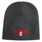 Stardust the Super Wizard 1939 Embroidered Short Beanie - Dark Grey OSFM