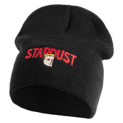 Stardust the Super Wizard 1939 Embroidered Short Beanie - Black OSFM