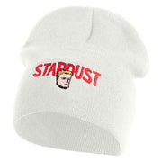 Stardust the Super Wizard 1939 Embroidered Short Beanie - White OSFM