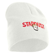 Stardust the Super Wizard 1939 Embroidered Short Beanie - White OSFM