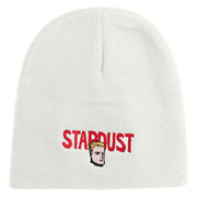 Stardust the Super Wizard 1939 Embroidered Short Beanie - White OSFM