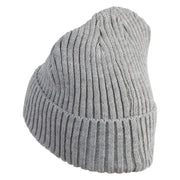 1929 Tintin and Snowy Embroidered Cuff Long Beanie - Heather Grey OSFM