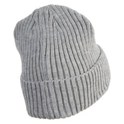 1929 Tintin and Snowy Embroidered Cuff Long Beanie - Heather Grey OSFM