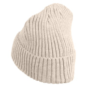 1929 Tintin and Snowy Embroidered Cuff Long Beanie - Birch OSFM