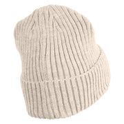 1929 Tintin and Snowy Embroidered Cuff Long Beanie - Birch OSFM