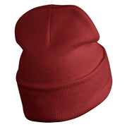 1865 Alice in Wonderland White Rabbit Embroidered 12" Beanie - Maroon OSFM