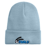 Classic 1927 Oswald Rabbit Head Embroidered Beanie - Columbia Blue OSFM