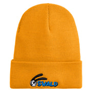 Classic 1927 Oswald Rabbit Head Embroidered Beanie - Gold OSFM