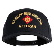 U.S. Army 45th Infantry Brigade Combat Team Embroidered Retro Cotton Blend Snapback Cap - Black OSFM