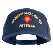 U.S. Army 45th Infantry Brigade Combat Team Embroidered Retro Cotton Blend Snapback Cap - Navy OSFM