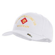 U.S. Army 45th Infantry Brigade Combat Team Embroidered Retro Cotton Blend Snapback Cap - White OSFM