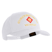 U.S. Army 45th Infantry Brigade Combat Team Embroidered Retro Cotton Blend Snapback Cap - White OSFM