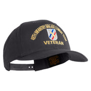 U.S. Army 48th Infantry Brigade Combat Team Embroidered Retro Cotton Blend Snapback Cap - Charcoal OSFM