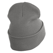 Classic 1919 Felix Cat Head Embroidered 12" Long Beanie - Light Grey OSFM