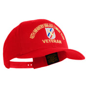 U.S. Army 48th Infantry Brigade Combat Team Embroidered Retro Cotton Blend Snapback Cap - Red OSFM