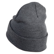 Classic 1918 Koko Clown Embroidered 12" Solid Long Beanie - Charcoal OSFM