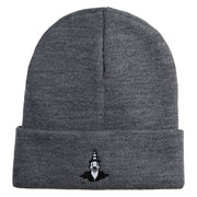 Classic 1918 Koko Clown Embroidered 12" Solid Long Beanie - Charcoal OSFM
