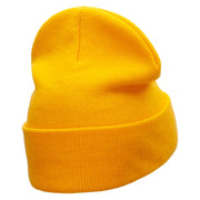 The Neon Card Suits Embroidered 12 Inch Long Knitted Beanie