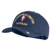 U.S. Army 50th Infantry Brigade Combat Team Embroidered Retro Cotton Blend Snapback Cap - Navy OSFM