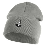 Classic 1918 Koko Clown Embroidered 12" Solid Long Beanie - Dark Ash OSFM