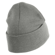 Classic 1918 Koko Clown Embroidered 12" Solid Long Beanie - Dark Ash OSFM