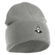 Classic 1918 Koko Clown Embroidered 12" Solid Long Beanie - Dark Ash OSFM