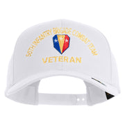 U.S. Army 50th Infantry Brigade Combat Team Embroidered Retro Cotton Blend Snapback Cap - White OSFM