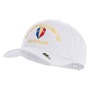U.S. Army 50th Infantry Brigade Combat Team Embroidered Retro Cotton Blend Snapback Cap - White OSFM