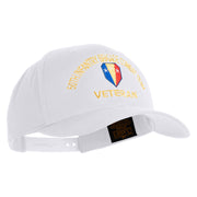 U.S. Army 50th Infantry Brigade Combat Team Embroidered Retro Cotton Blend Snapback Cap - White OSFM