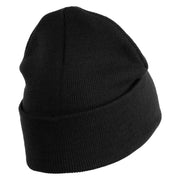 Classic 1918 Koko Clown Embroidered 12" Solid Long Beanie - Black OSFM