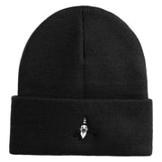 Classic 1918 Koko Clown Embroidered 12" Solid Long Beanie - Black OSFM
