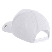 U.S. Army 53rd Infantry Brigade Embroidered Retro Cotton Blend Snapback Cap - White OSFM