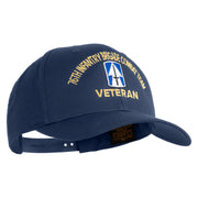 U.S. Army 76th Infantry Brigade Combat Team Embroidered Retro Cotton Blend Snapback Cap - Navy OSFM