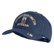 U.S. Army 86th Infantry Brigade Combat Team Embroidered Retro Cotton Blend Snapback Cap - Navy OSFM