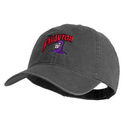 The Phantom 1936 Embroidered Washed Low Profile Dad Hat - Charcoal OSFM