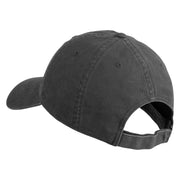 The Phantom 1936 Embroidered Washed Low Profile Dad Hat - Charcoal OSFM