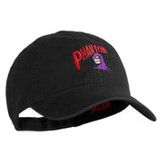 The Phantom 1936 Embroidered Washed Low Profile Dad Hat - Black OSFM