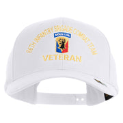 U.S. Army 86th Infantry Brigade Combat Team Embroidered Retro Cotton Blend Snapback Cap - White OSFM