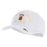 U.S. Army 86th Infantry Brigade Combat Team Embroidered Retro Cotton Blend Snapback Cap - White OSFM