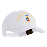 U.S. Army 86th Infantry Brigade Combat Team Embroidered Retro Cotton Blend Snapback Cap - White OSFM