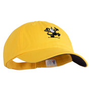 Classic 1919 Felix Cat Embroidered Normal Dyed Cap - Yellow Navy OSFM