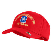 U.S. Army 116th Infantry Brigade Combat Team Embroidered Retro Cotton Blend Snapback Cap - Red OSFM